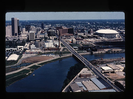 Downtown Indianapolis, late 1980s