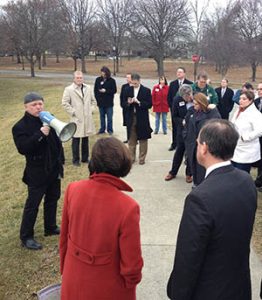 Tour stop at Garfield Park