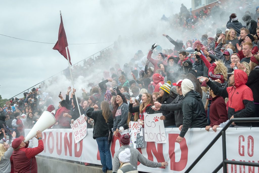 Homecoming game crowd 2015