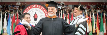 (Doctor of Humane Letters: Jim Ream) Commencement, May 6, 2017. (Photo by D. Todd Moore)