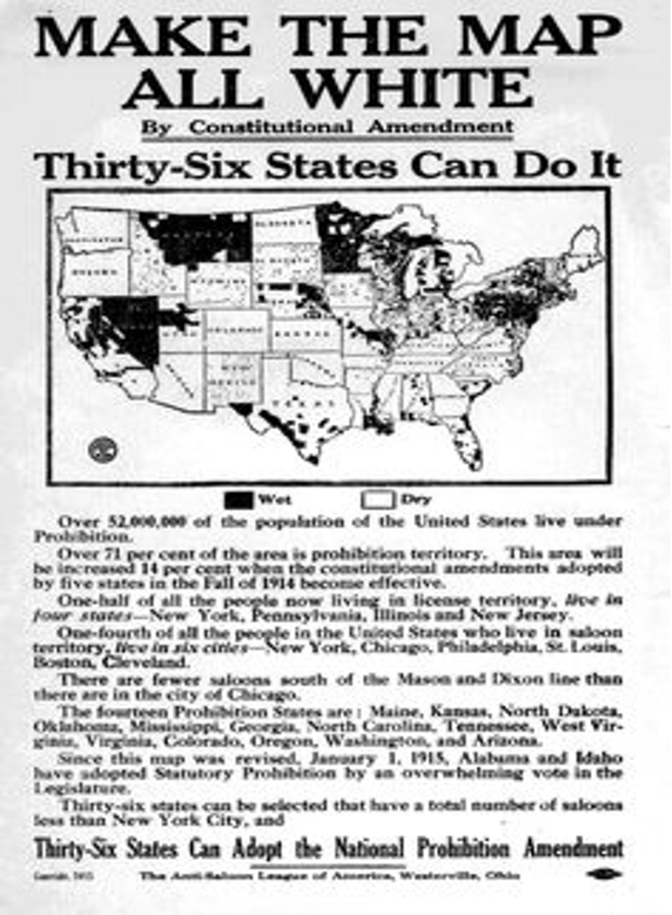 1915 “Make the Map All White” poster 