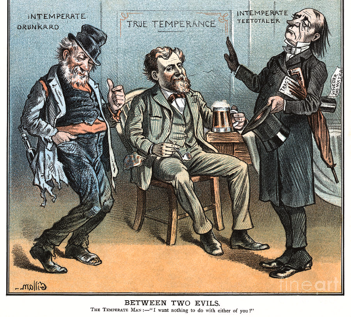 Between Two Evils” cartoon published in Puck’s Magazine in 1882