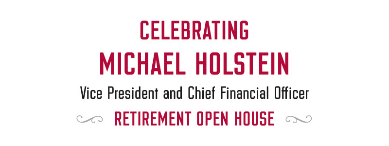 Mike Holstein retirement graphic