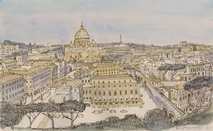 "Distant St. Peter's Basilica" by Tom Keesee