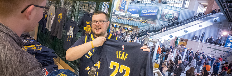 uindy student at pacers