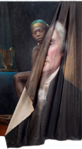 Titus Kaphar, "Behind the Myth of Benevolence," 2014