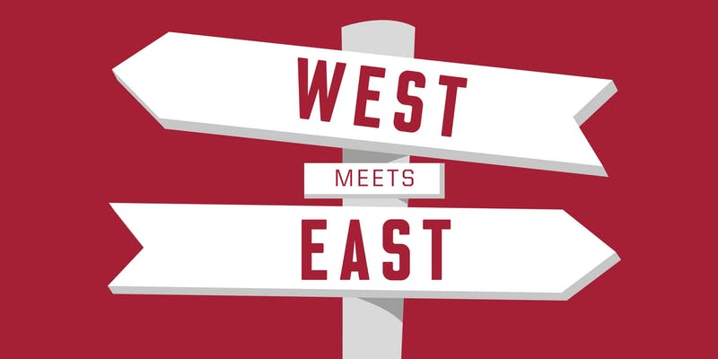 west meets east graphic