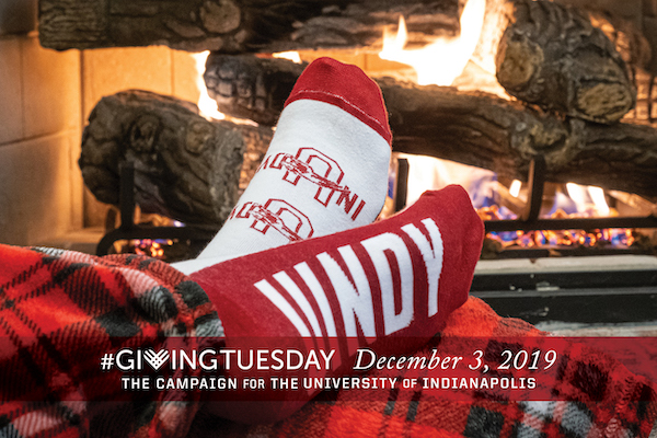 Giving Tuesday socks 2019 UIndy