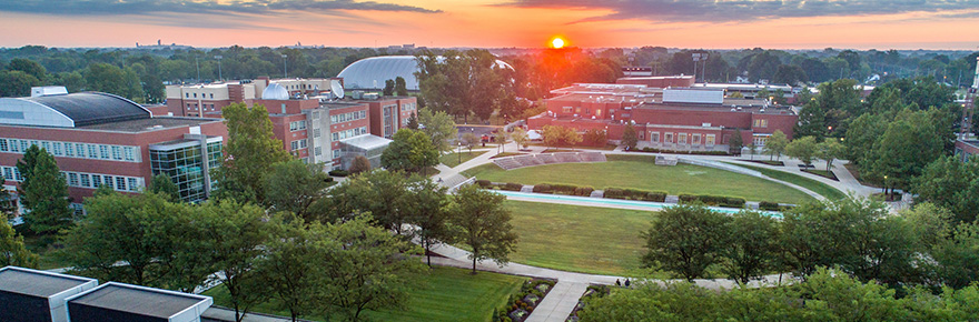 UIndy campus aerial