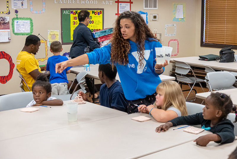 Camp leaders at Laurelwood after school care