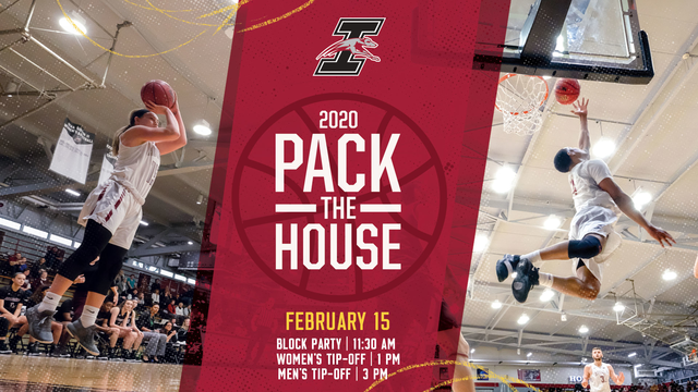 Pack the House event details, date, and time.