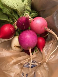 Fresh produce from the University of Indianapolis community gardens