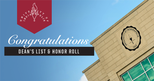 Dean's List and Honor Roll graphic