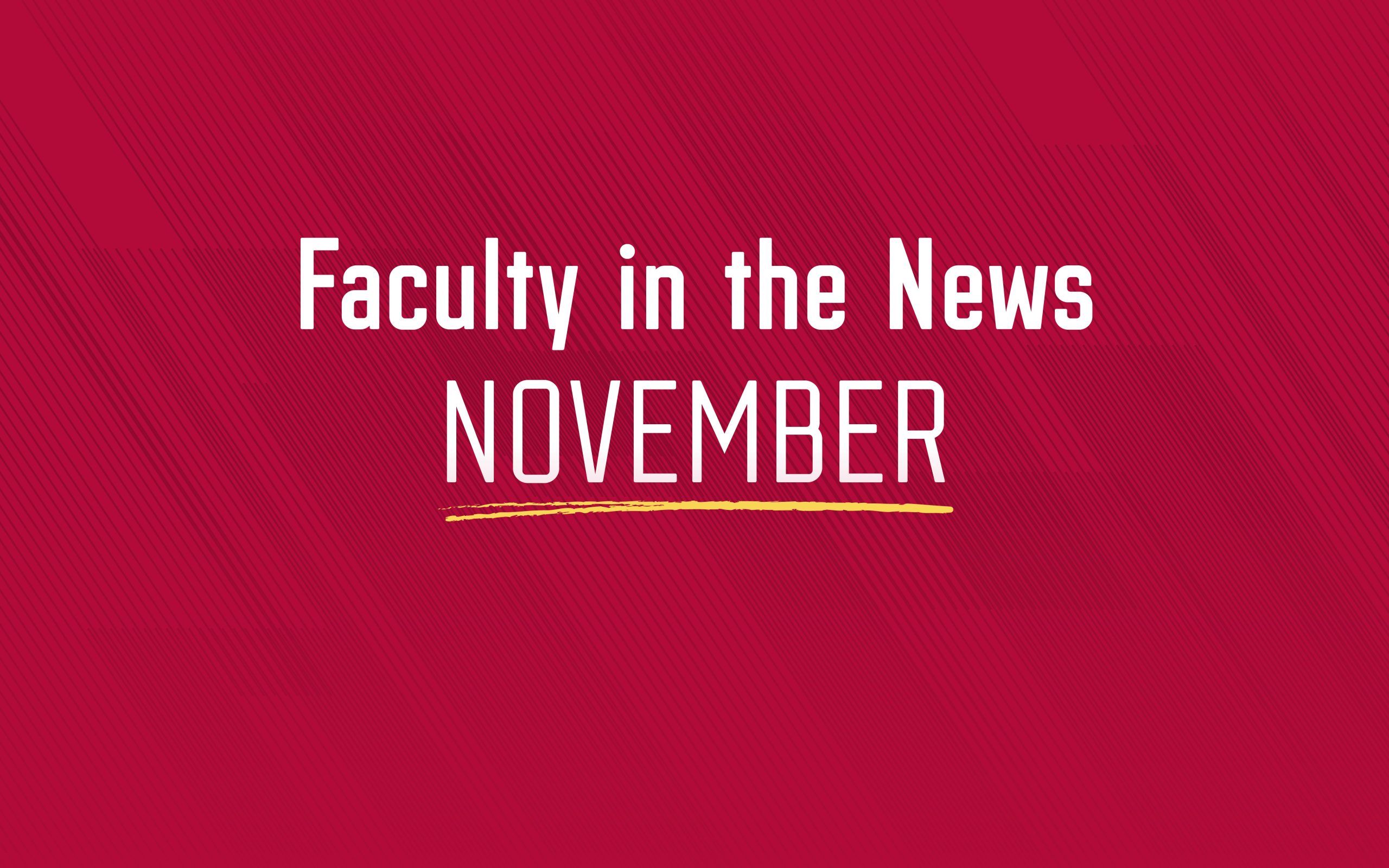 UIndy Faculty in the News November