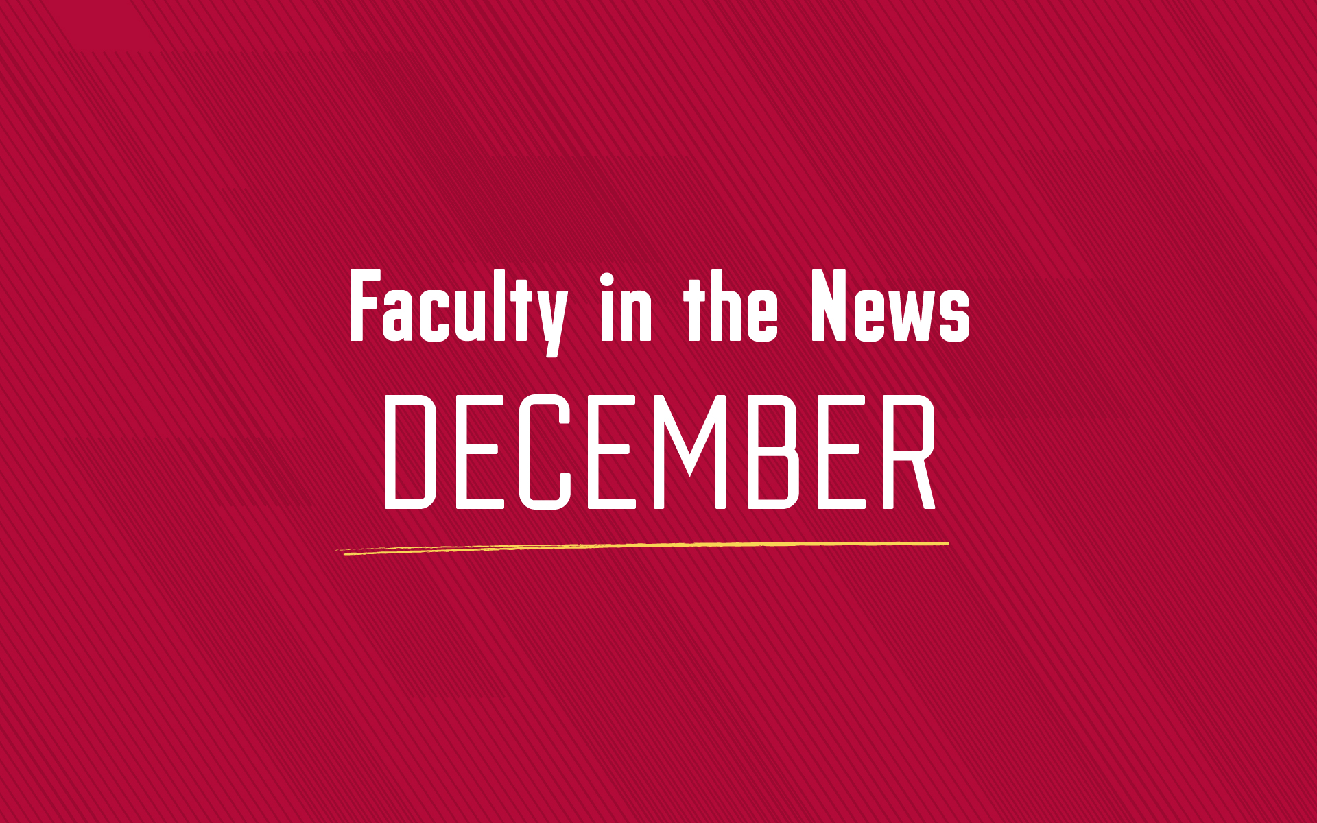 UIndy Faculty in the News December