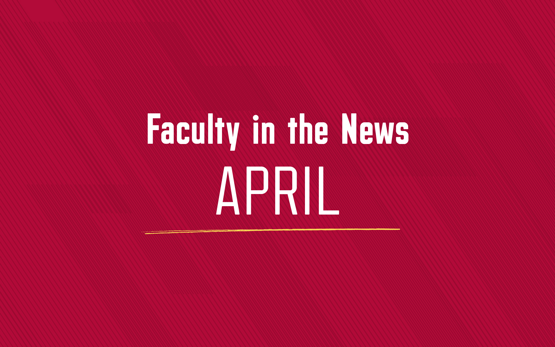 UIndy Faculty in the News April