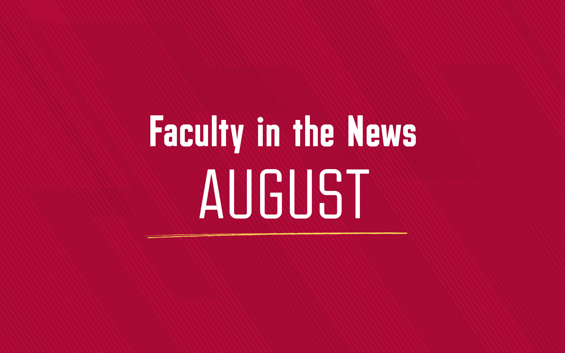 UIndy Faculty in the News August