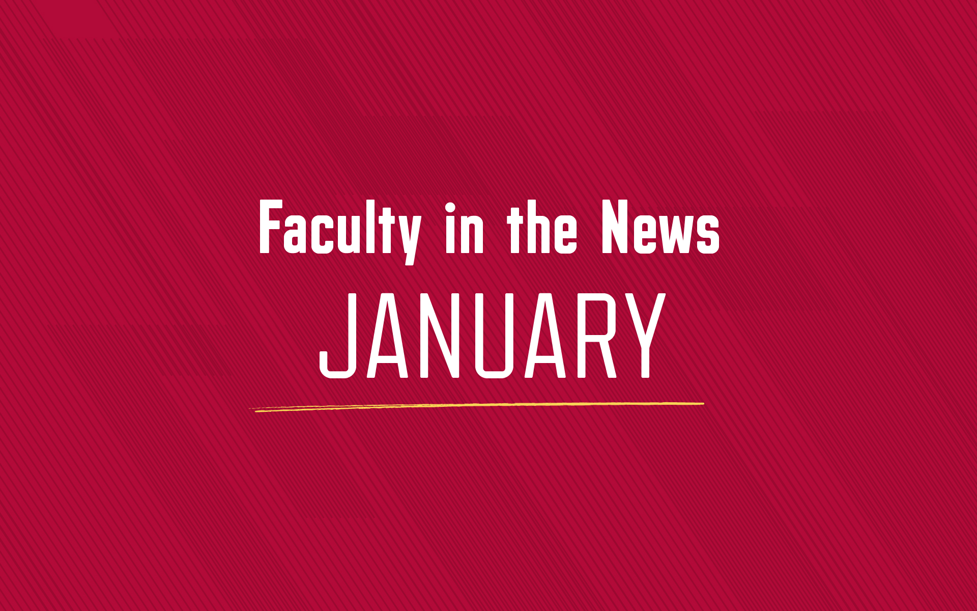 UIndy Faculty in the News January