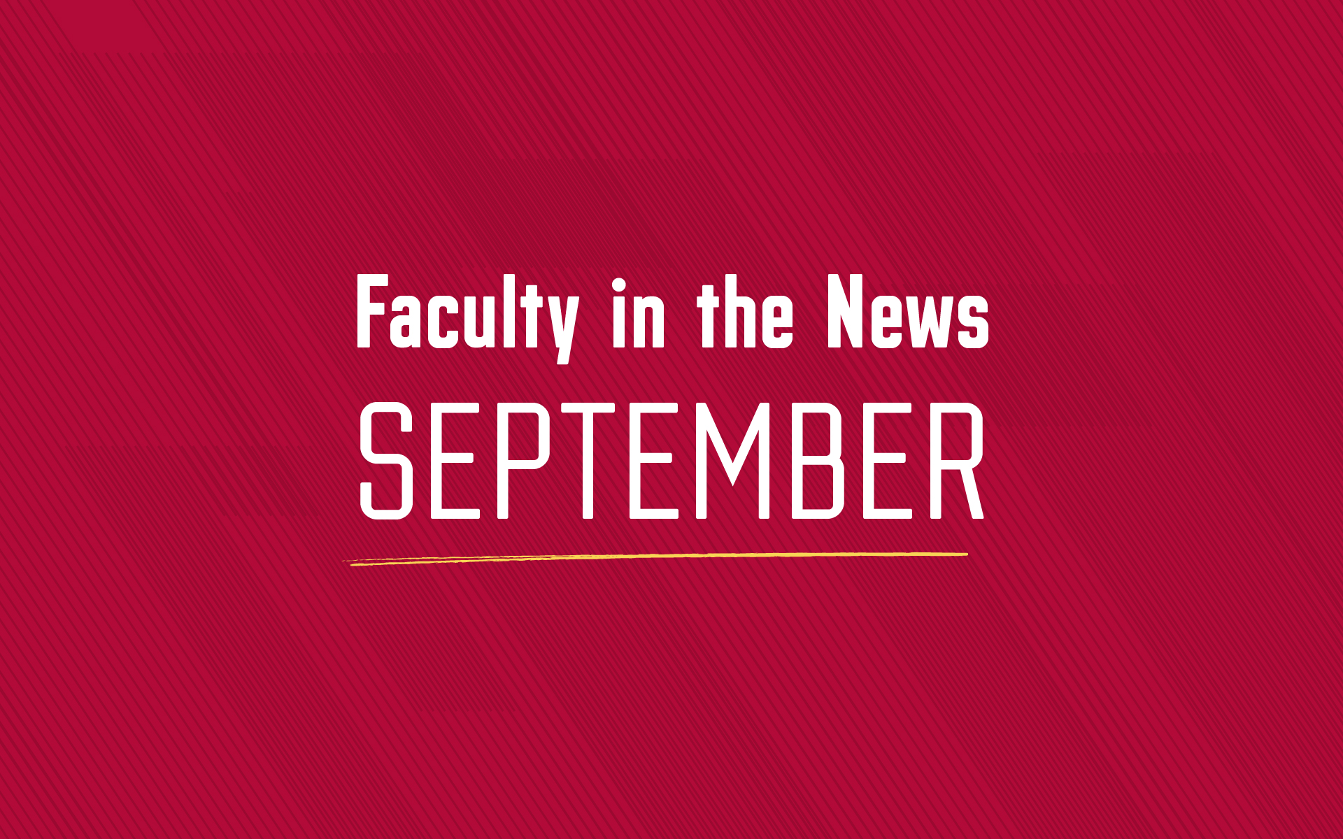 UIndy Faculty in the News September