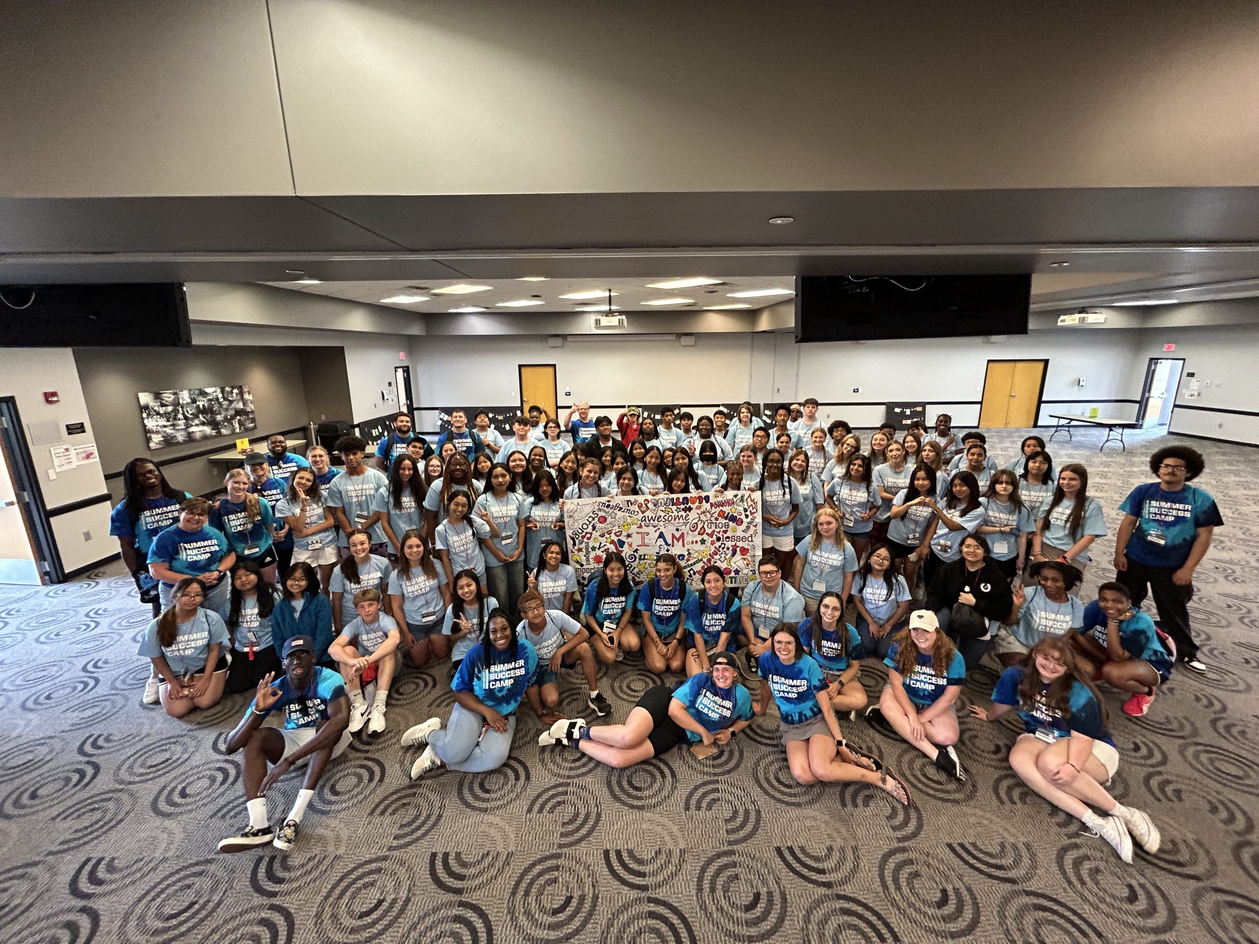 Group photo of 2024 UIndy Summer Success Camp