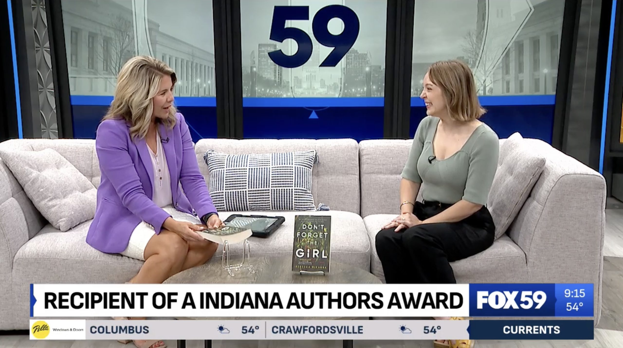 Professor Rebecca McKanna was interviewed on Fox 59