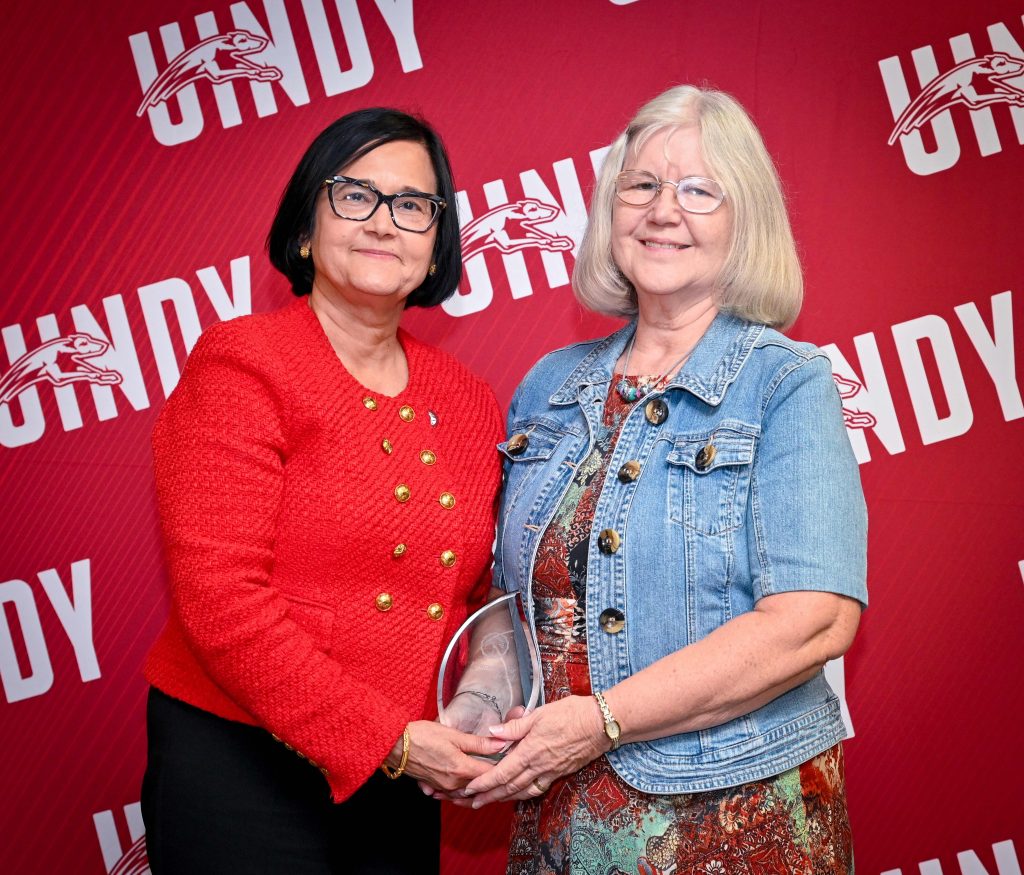 Photo of Rose Butler and President Tanuja Singh