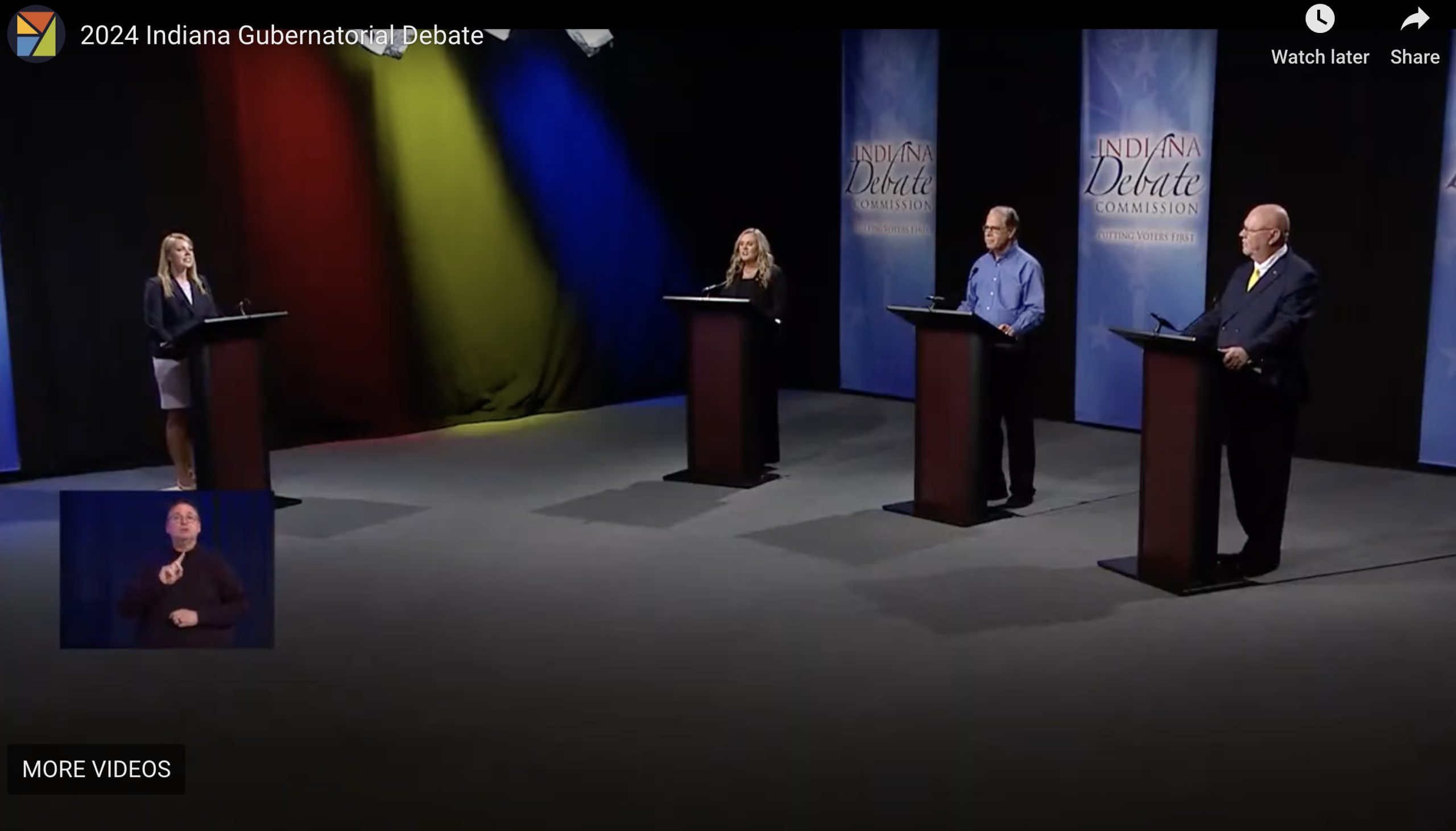 Governor Debate WFYI