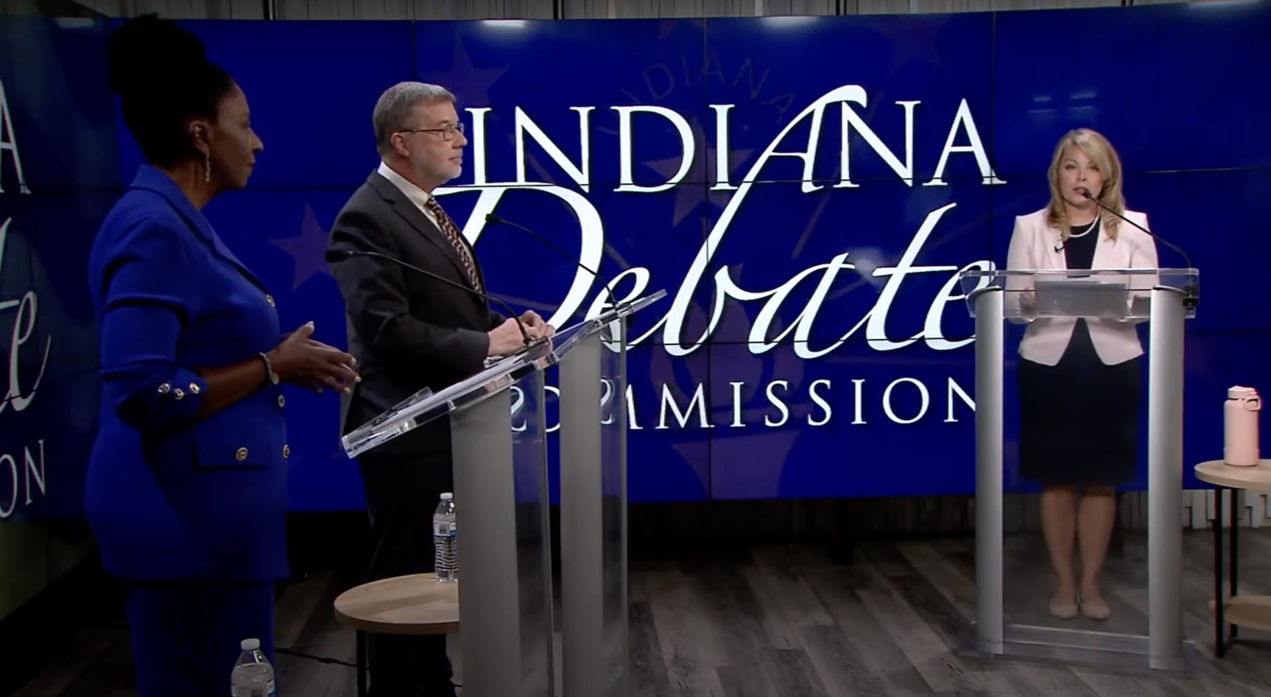 The debate is presented by the Indiana Debate Commission. Participating candidates include Democrat Valerie McCray and Libertarian Andrew Horning. The moderator is political science professor and radio host Laura Merrifield Wilson.