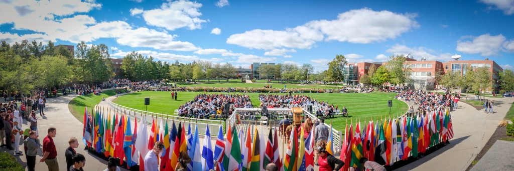 Celebration of Flags at the University of Indianapolis