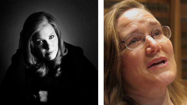 Headshots of UIndy vocal professors Erin Benedict and Mitzi Westra