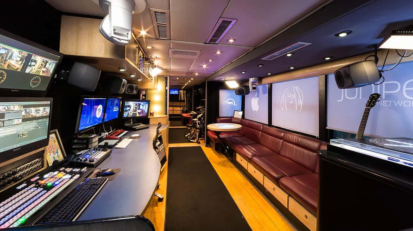 John Lennon Educational Tour Bus interior