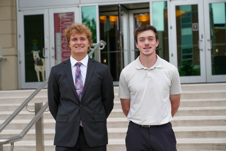 Photo of Jared Schweitzer and Keegan Jones