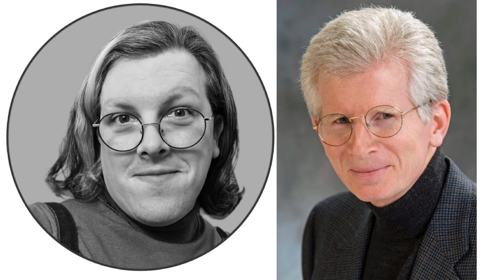 Headshots of Meadow Bridgham and Richard Ratliff