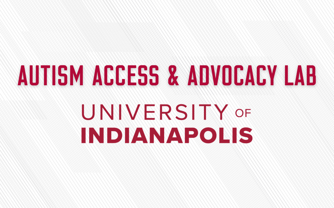 Article header that reads, "Autism Access & Advocacy Lab" with the University of Indianapolis logo