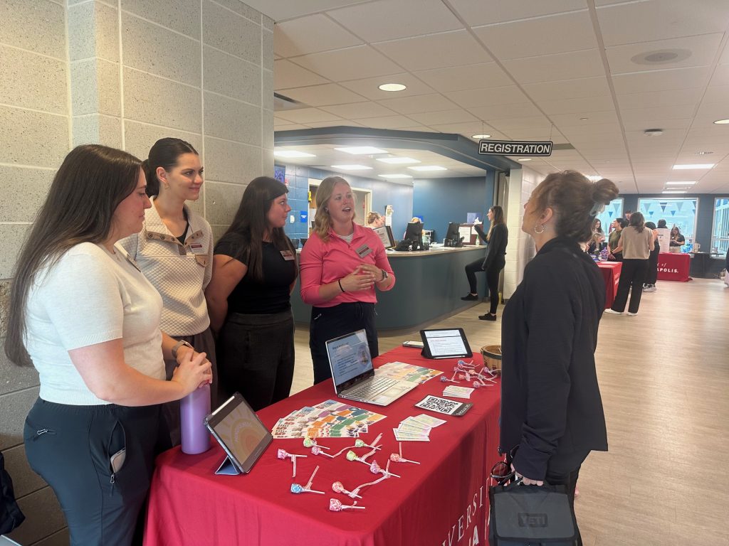 A group of DPT students organized a Health & Wellness Fair at the Baxter YMCA in May 2025
