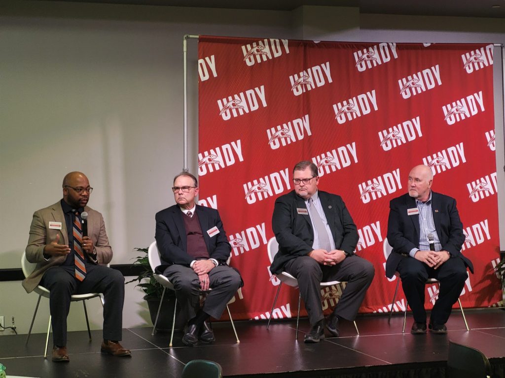 Photo of the Deans Panel at Meet UIndy