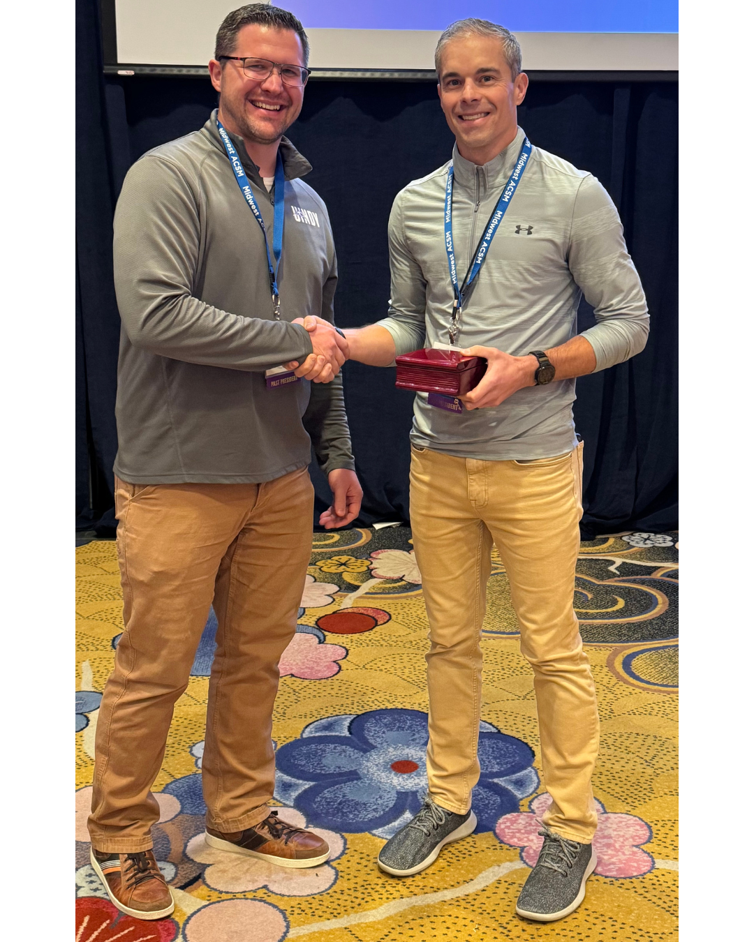 photo of Dr. Trent Cayot with Dr. Kevin Ballard