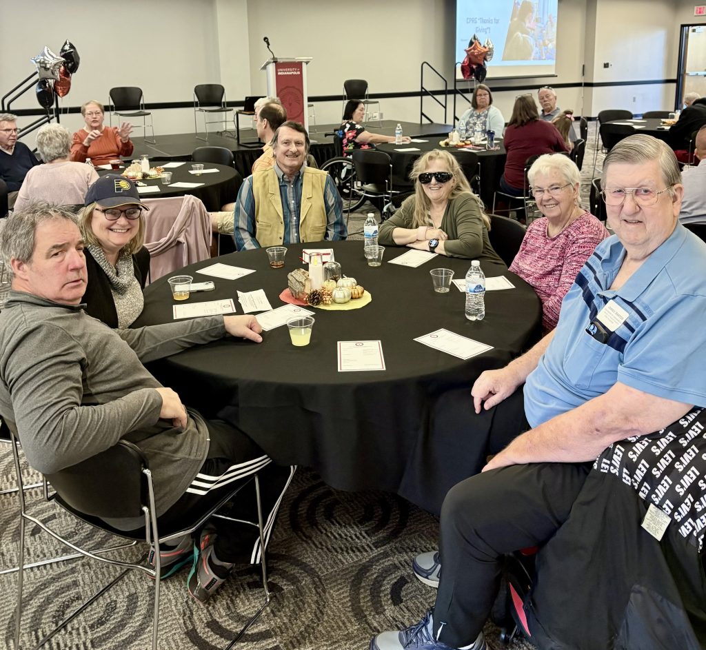 Table of Community Patient Resource Group volunteers at the "Thanks-For-Giving" Luncheon