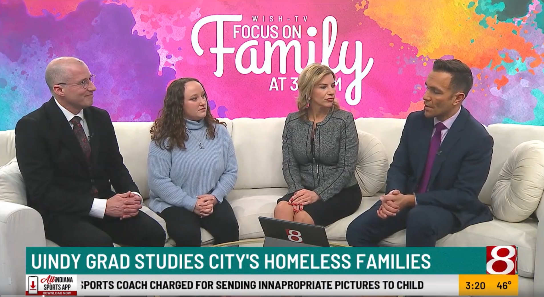 Faith Kelley, a student at the University of Indianapolis, has conducted a study exploring homelessness in Indianapolis, focusing on families affected by this crisis.