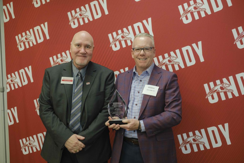 Photo of Dr. Karl Knapp and John Duffy