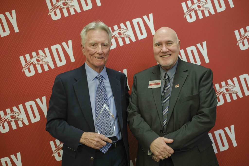 Dr. Karl Knapp with Michael Marquard