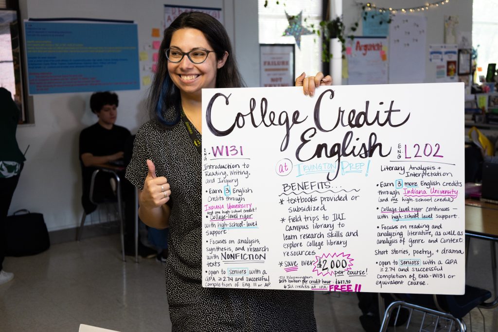 A poster as part of the Early College program