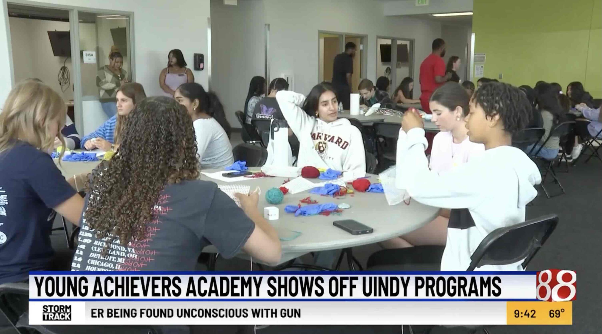 Young Achievers Academy at UIndy campers