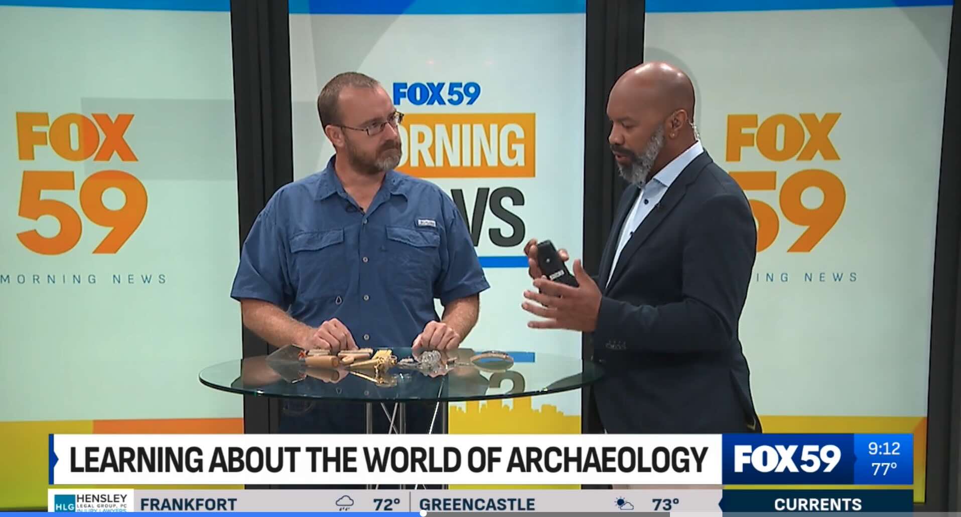Christopher Moore Archaeology event WXIN