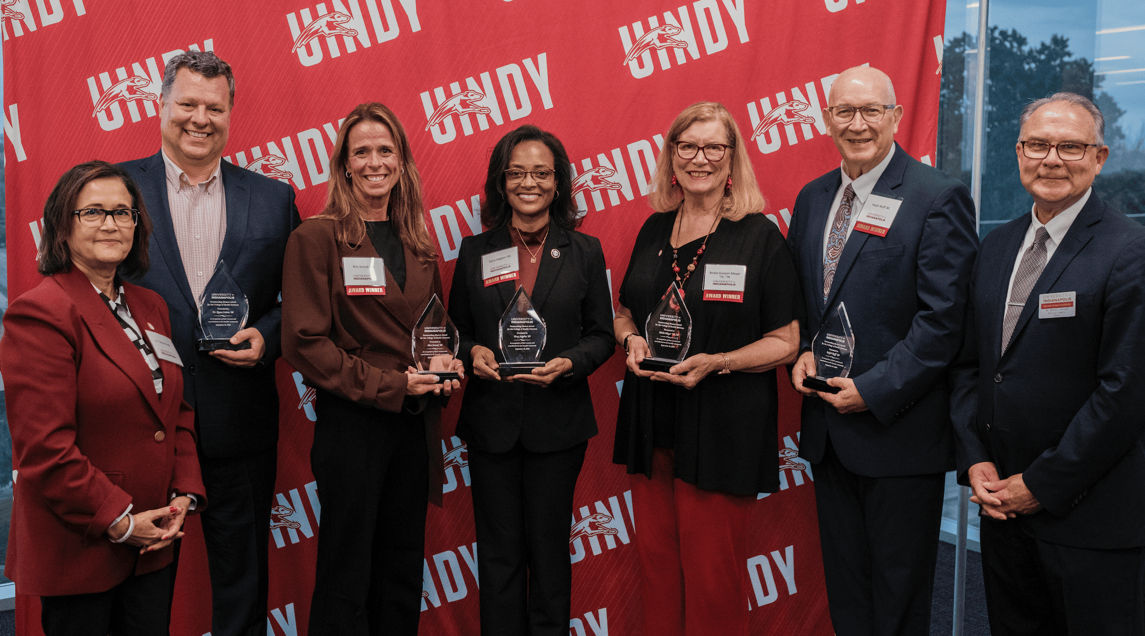 Honorees at CHS Outstanding Alumni Awards pictured