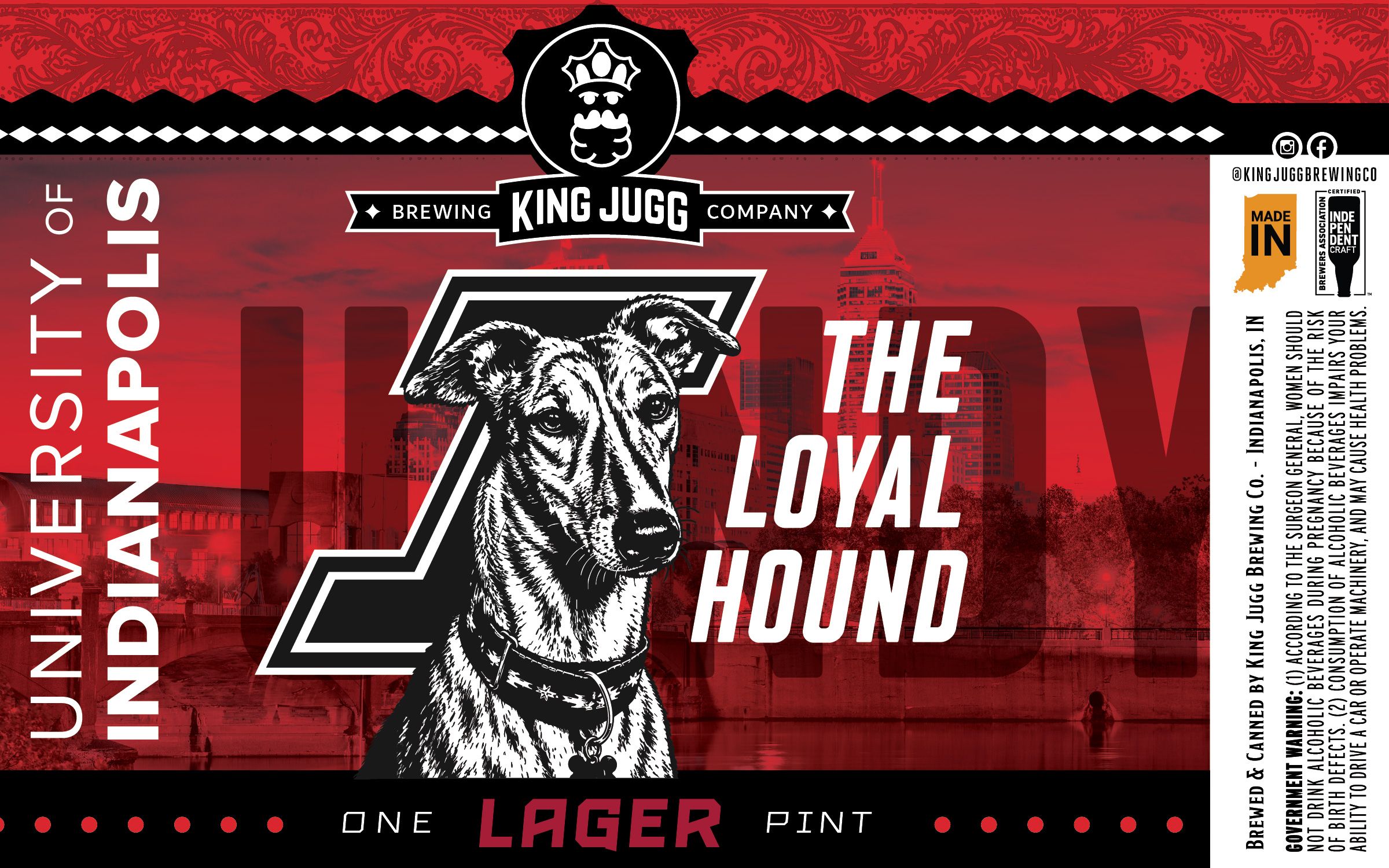 The Loyal Hound Beer Image Label